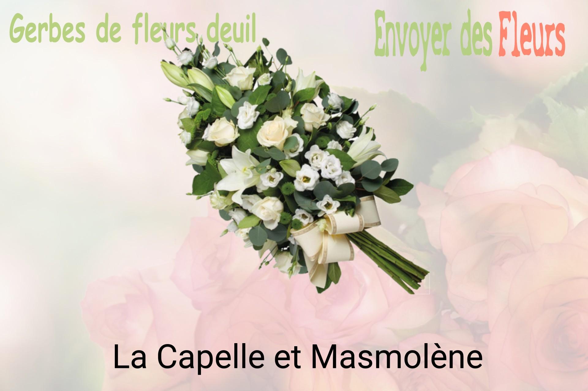 Gerbe de fleurs de deuil livrée à La Capelle-et-Masmolène